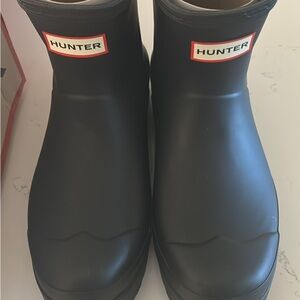 Hunter Classic Black Womens Waterproof Boots Size 10